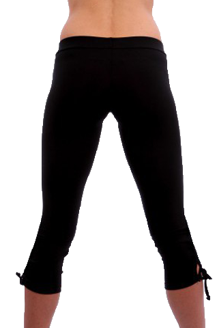 Black Zig Zag Capri - Image 2